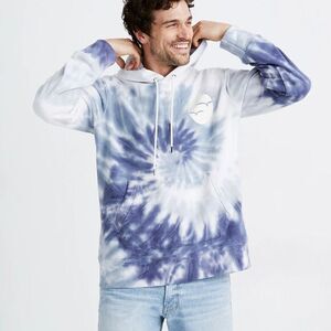 NEW Madewell x‎ Free & Easy Tie-Dye Hoodie Sweatshirt, XS